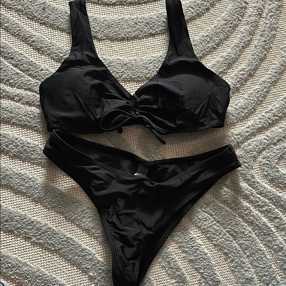 black bikini